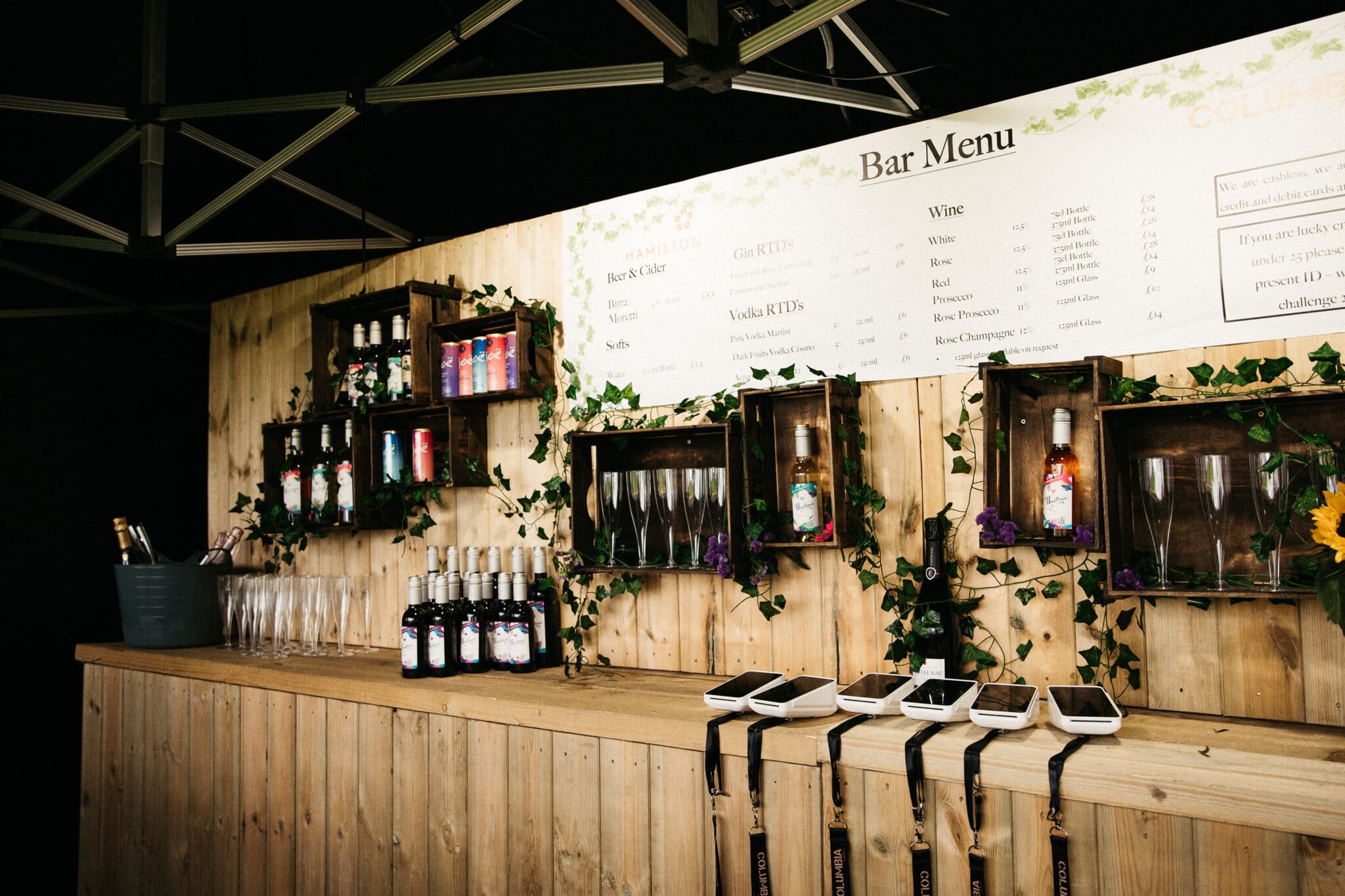 Columbia Events Event BarOperations